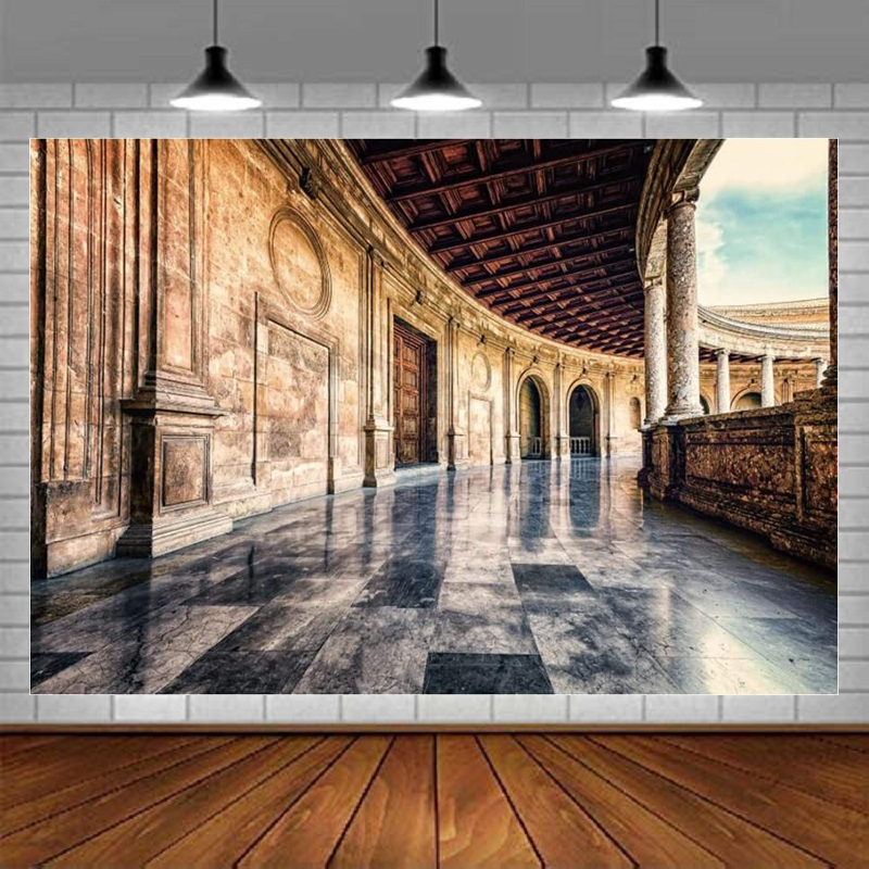 Vintage Photography Lighting - Fondo de fotografía arquitectónica Medieval Vintage