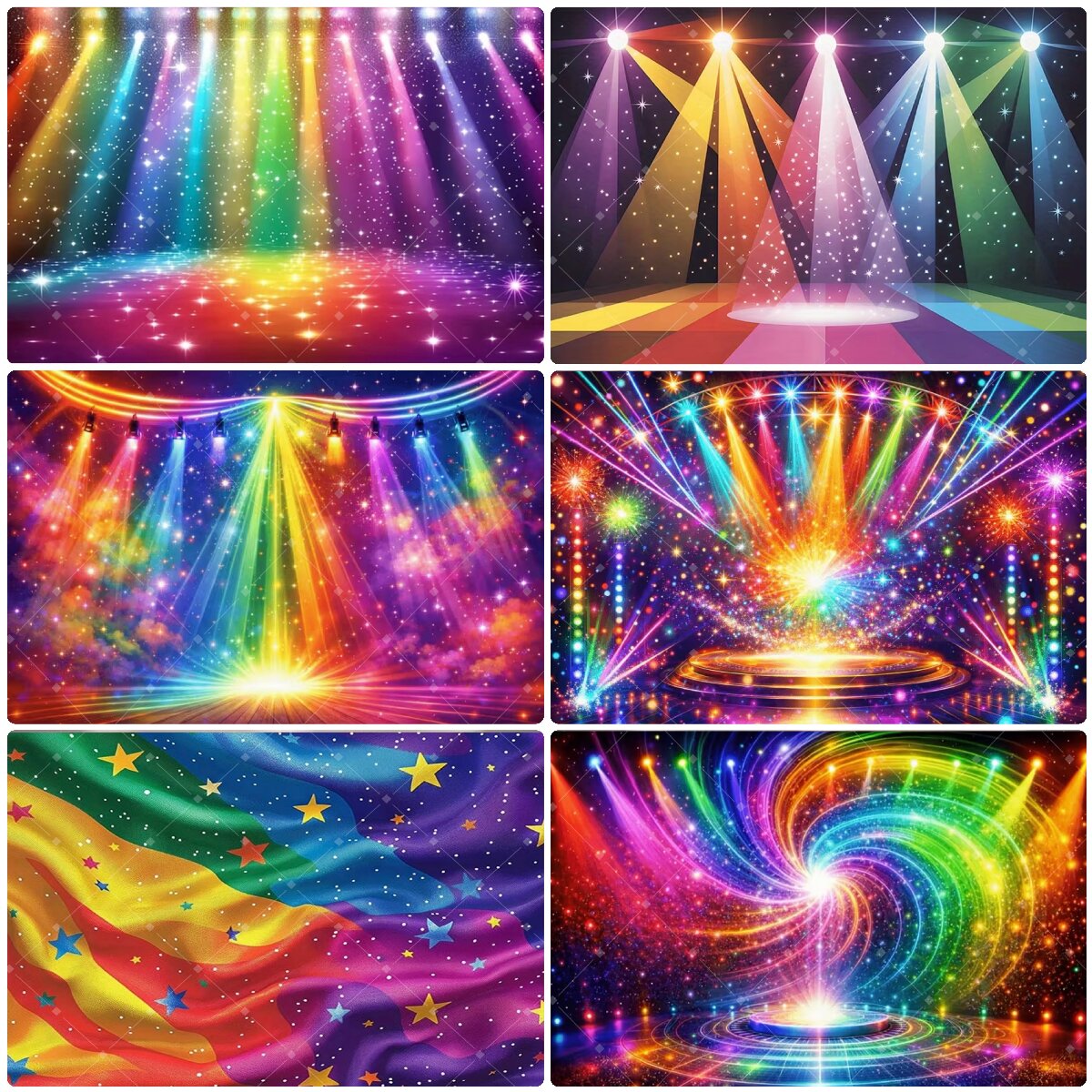 Photography Lighting Background - Fondo de Escenario con Luces de