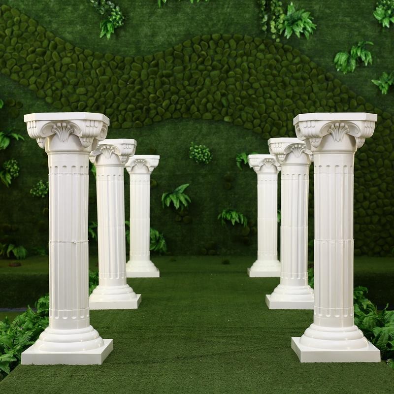 Photography Lighting Background - Columna Romana de Plástico Blanca de