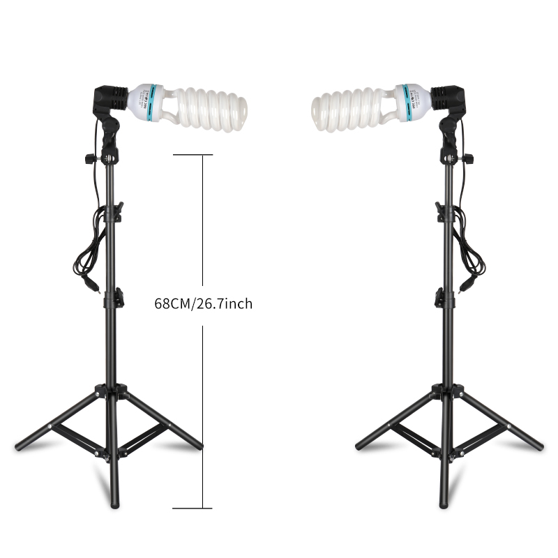 Photography Lighting Kit Portable - 2 piezas 135W 5500K iluminación de