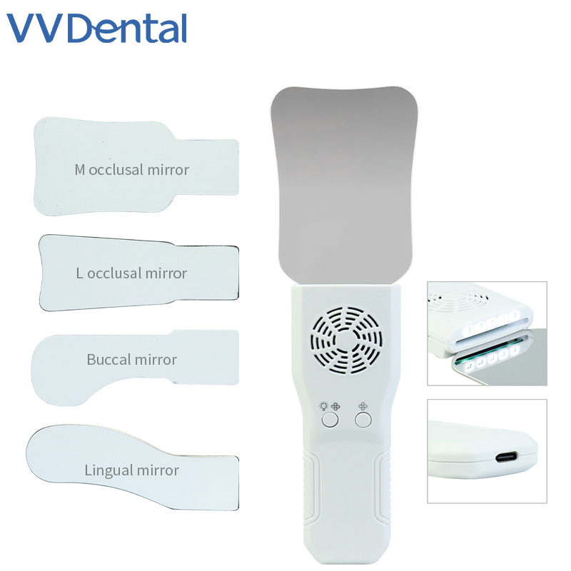 Photography Lighting Kits - Juego de Espejos Dentales Antivaho VVDental,