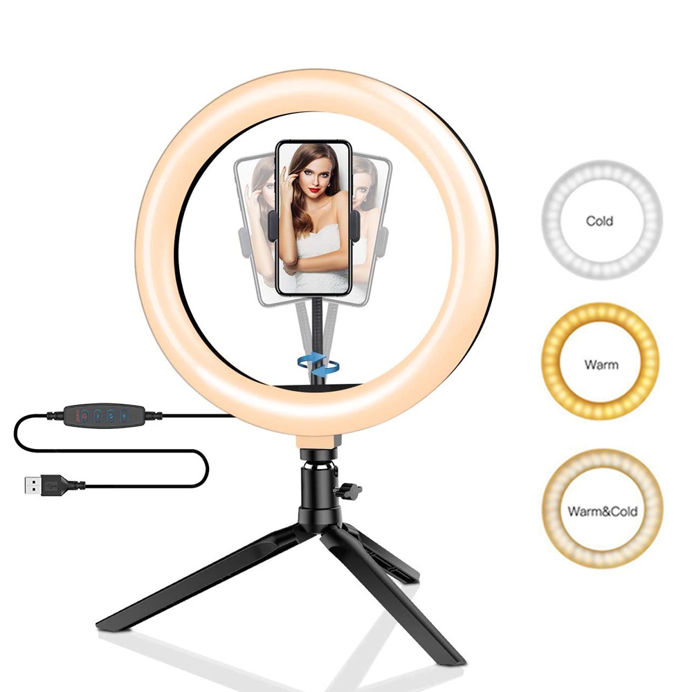 Photography Lighting Kits - Anillo Led de 26cm y 10