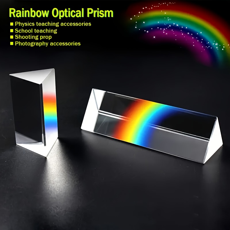 Lighting Glass Photography - Prisma de Refracción Espectral de Vidrio