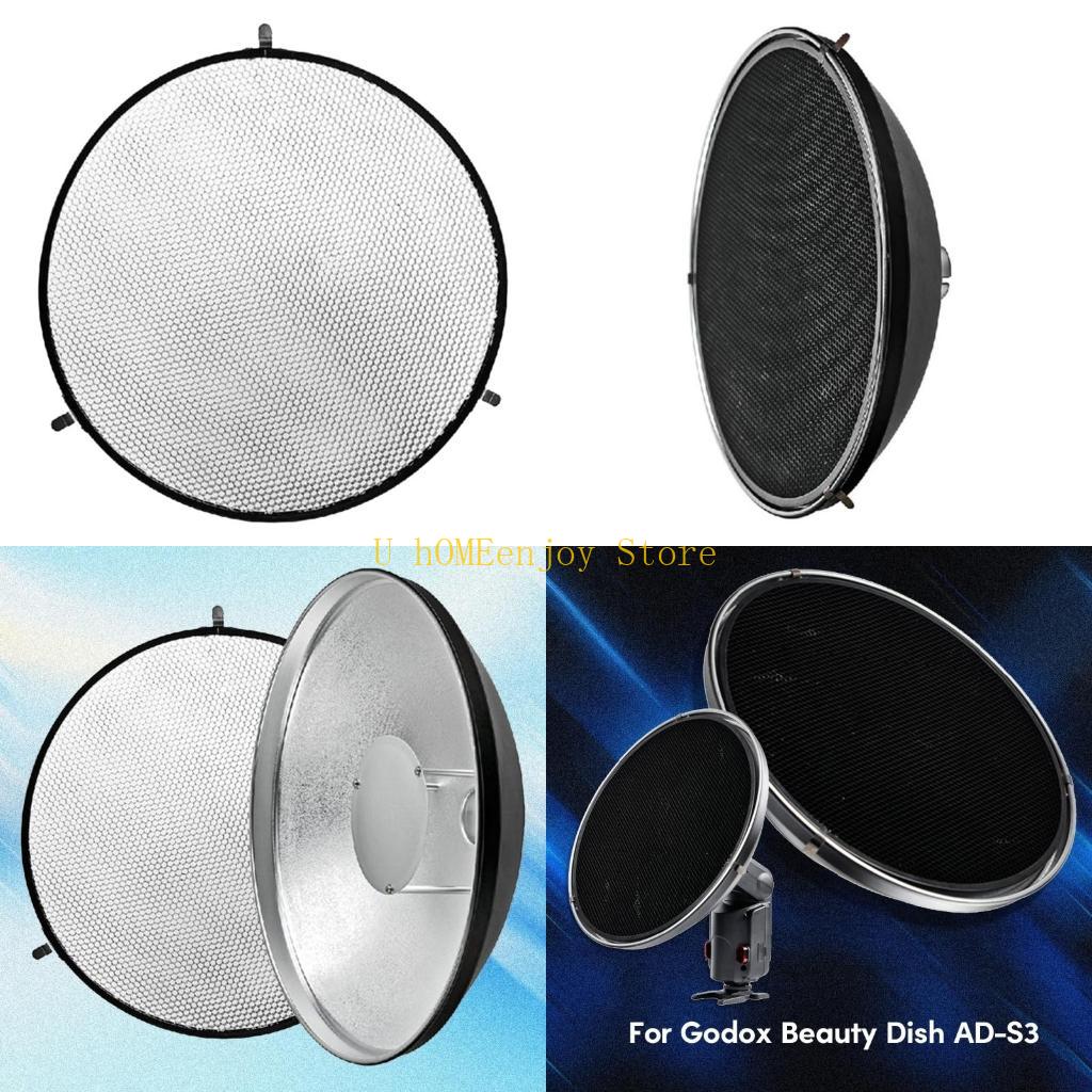 Photography Lighting Beauty Dish - Difusor Flash rejilla B0KF, plato belleza