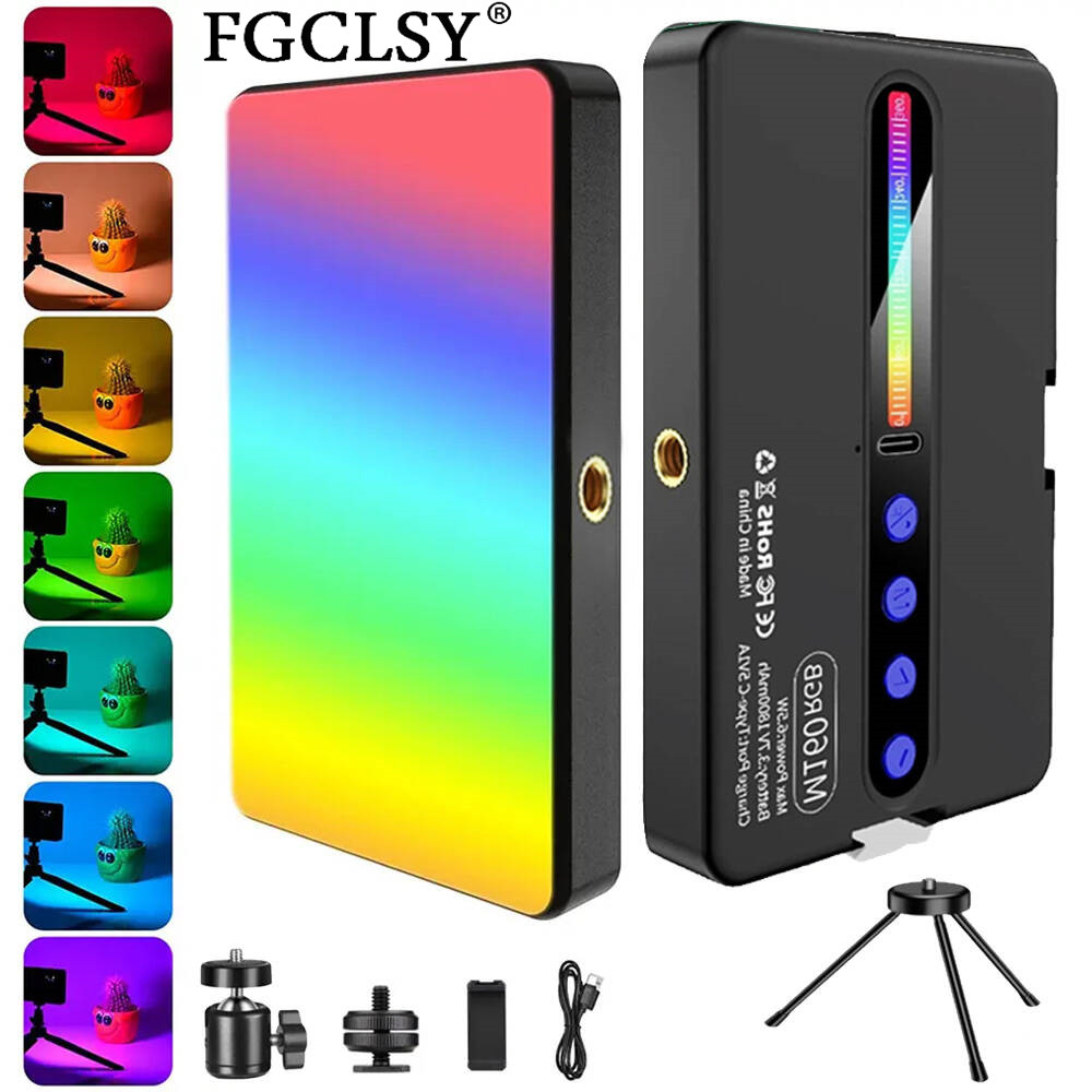Video Light Panel Led - Luz LED RGB para cámara, Kit