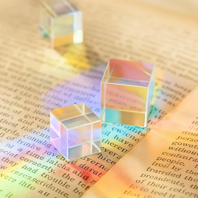 Lighting Glass Photography - Prisma dicroico de cubo de cristal,