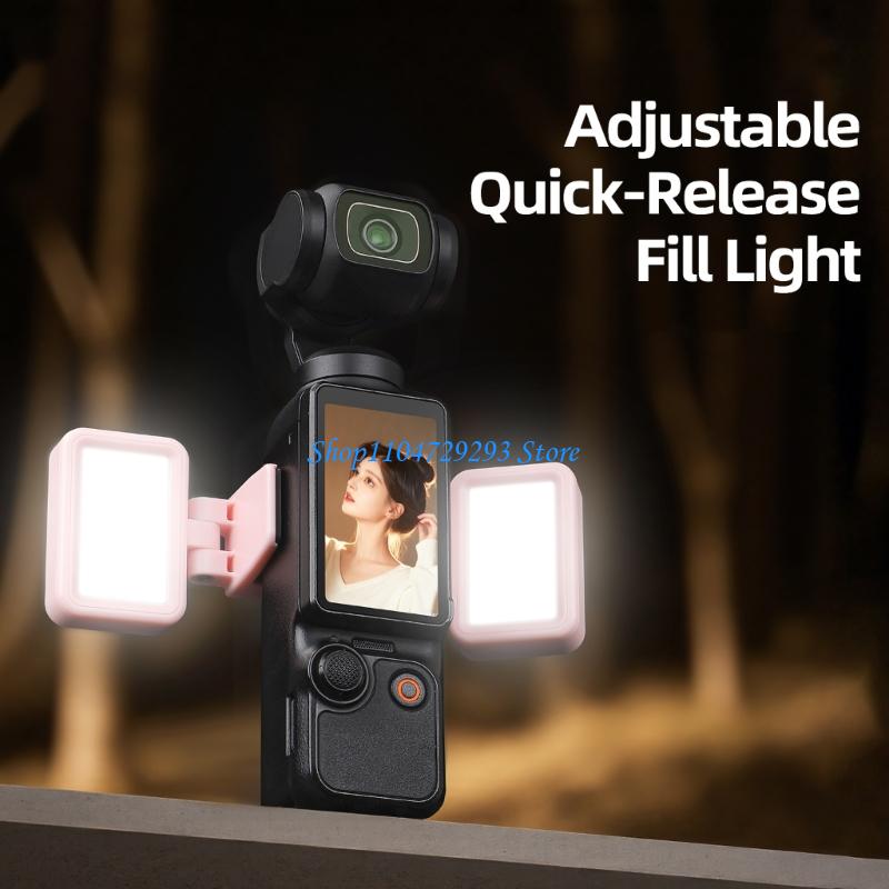 Photography Lighting Kit Portable - Luz relleno giratoria Y2GD, 5 brillos,