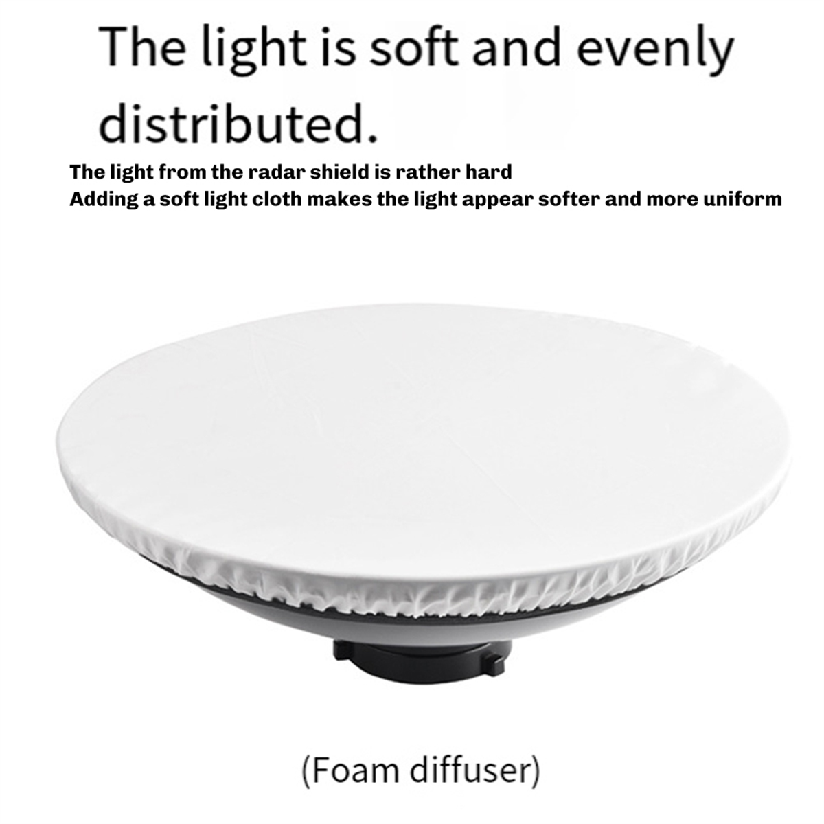 Photography Lighting Beauty Dish - AT59 Rejilla de panal reflectora de