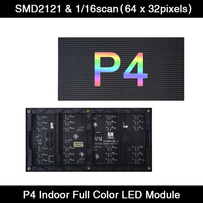 Video Light Panel Led - AiminRui alta resolución P4 interior 1/16
