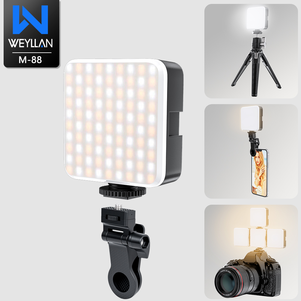 WEYLLAN M-88 2000mAh luz LED d - Photography Lighting Brand reseña y precio