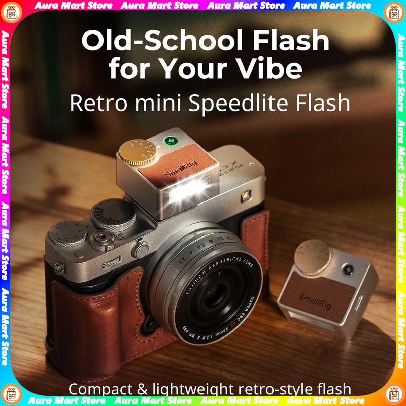 Flash Speedlite Retro Mini Sma - Photography Lighting Kit Portable reseña y precio