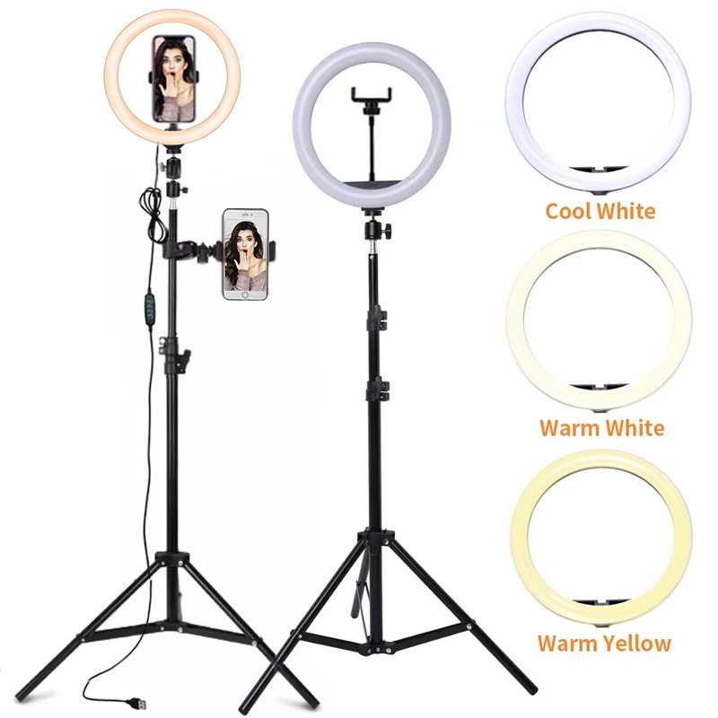 Anillo de luz LED para selfies - Photography Lighting Wand reseña y precio