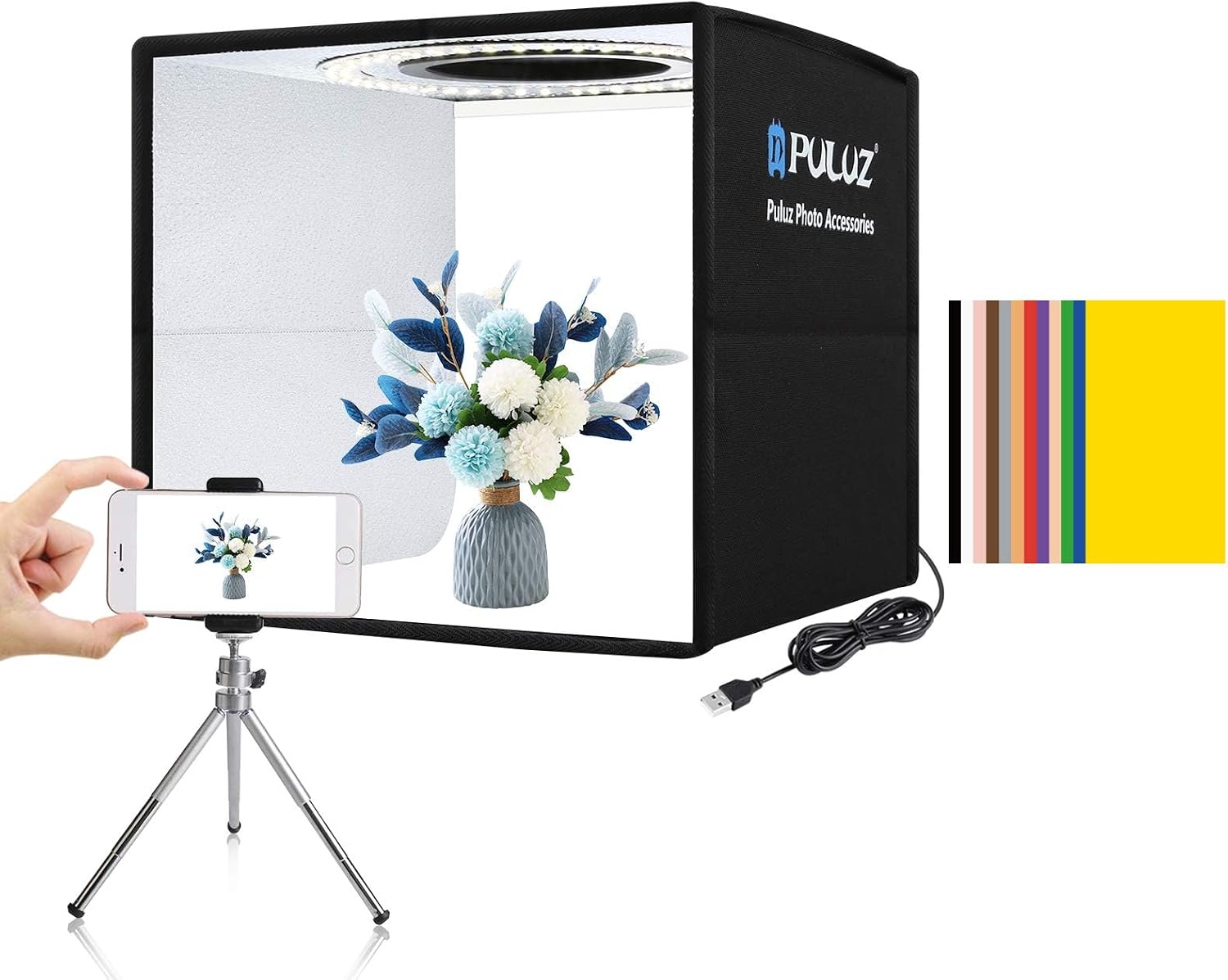 Panel de Luz LED RGB con Contr - Video Light Panel Led reseña y precio