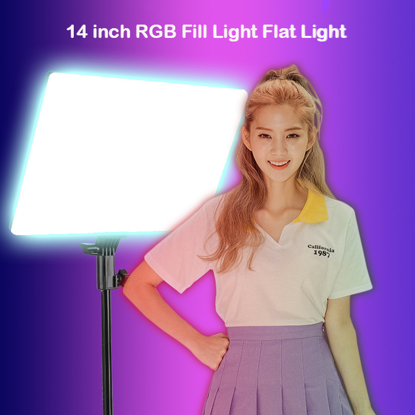 Luz LED de vídeo RGB de 14 pul - Video Light Panel Led reseña y precio