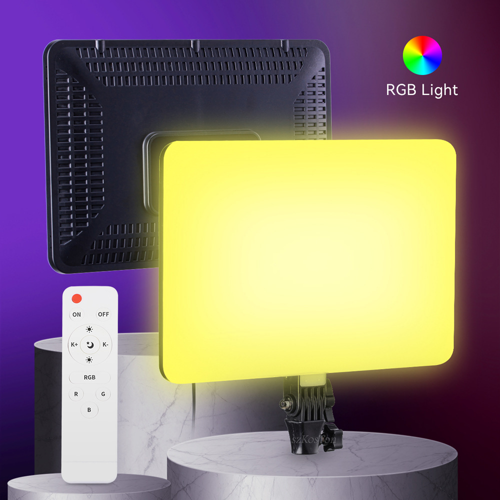 Luz LED de vídeo RGB de 14 pul - Video Light Panel Led reseña y precio