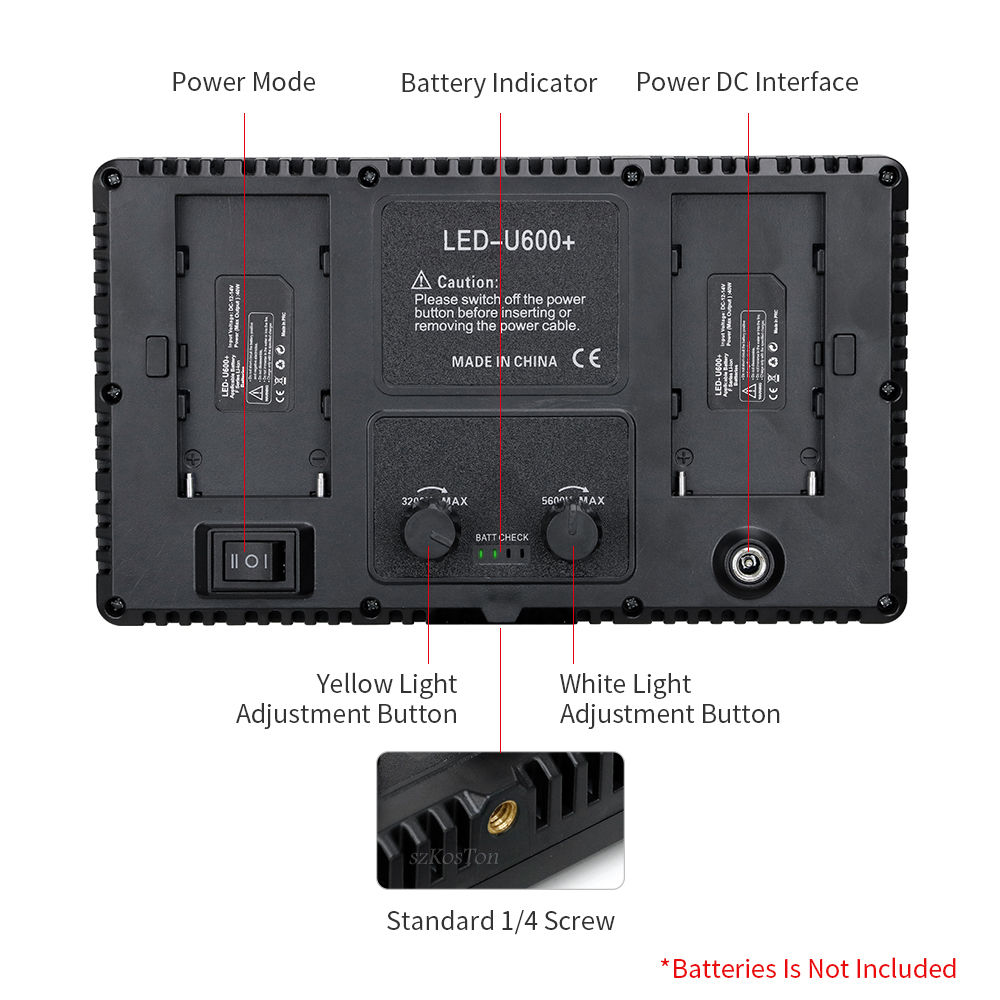 Luz LED de estudio fotográfico - Video Light Panel Led reseña y precio