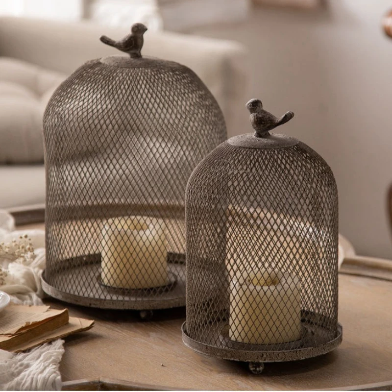 Portavelas de jaula de pájaros - Vintage Photography Lighting reseña y precio