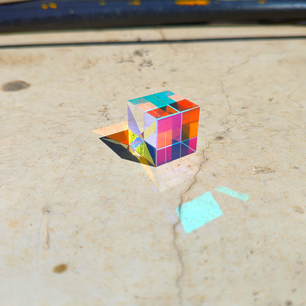Prisma dicroico de cubo de cri - Lighting Glass Photography reseña y precio