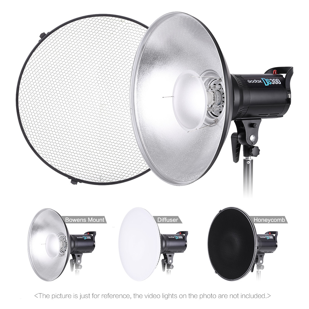 Fotografía de estudio 70cm/27, - Photography Lighting Beauty Dish reseña y precio