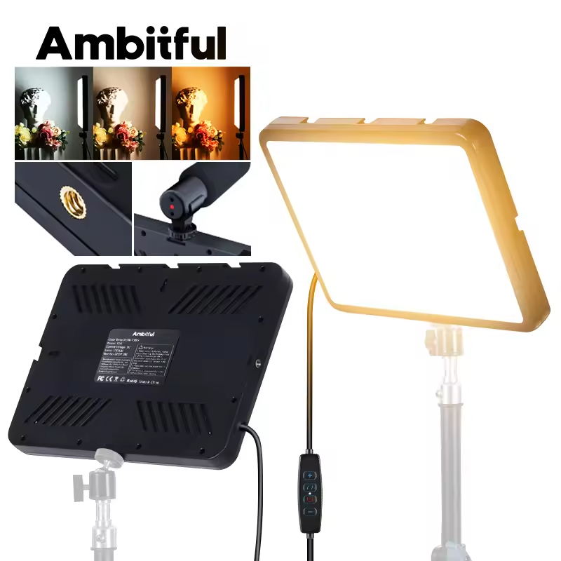 Luz de Video LED Ambitful 280, - Video Light Panel Led reseña y precio