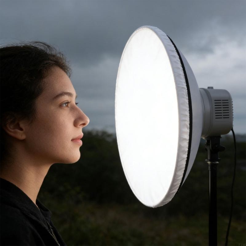 Cubierta lámpara difusora suav - Photography Lighting Beauty Dish reseña y precio