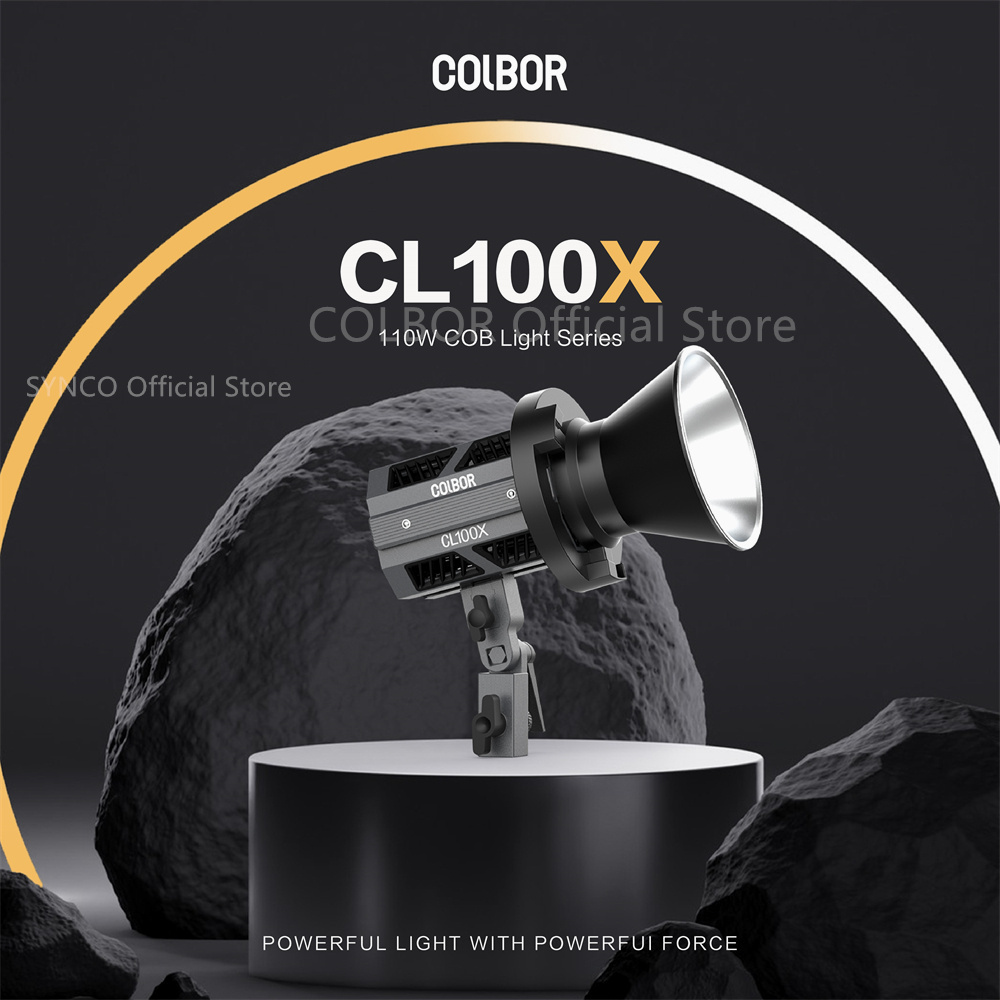 COLBOR-Lámpara de luz Led COB  - Photography Lighting Background reseña y precio