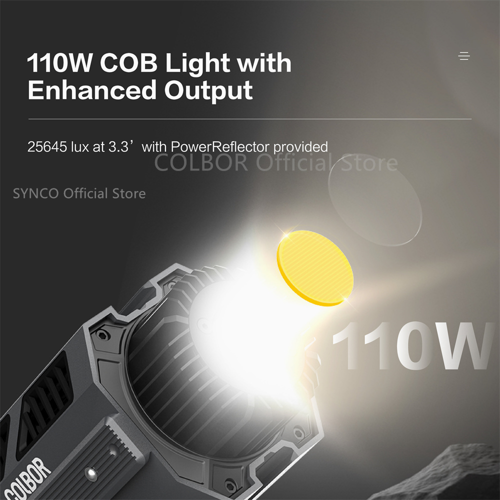 COLBOR-Lámpara de luz Led COB  - Photography Lighting Background reseña y precio