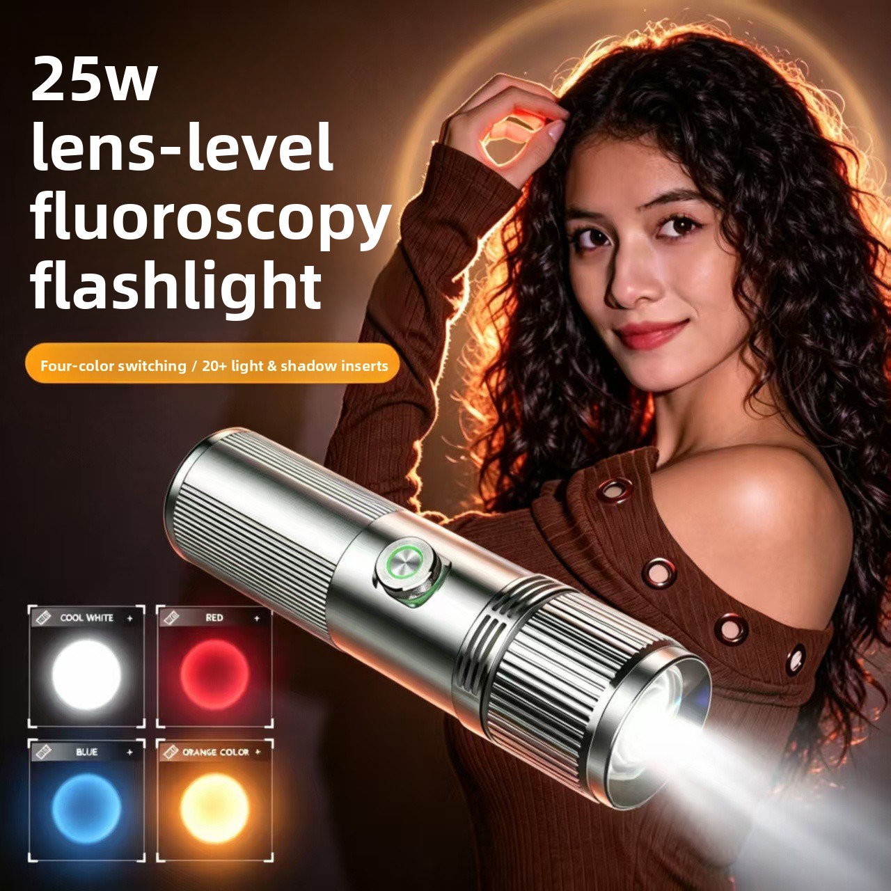 Linterna fotográfica de 25W, l - Photography Lighting Brand reseña y precio