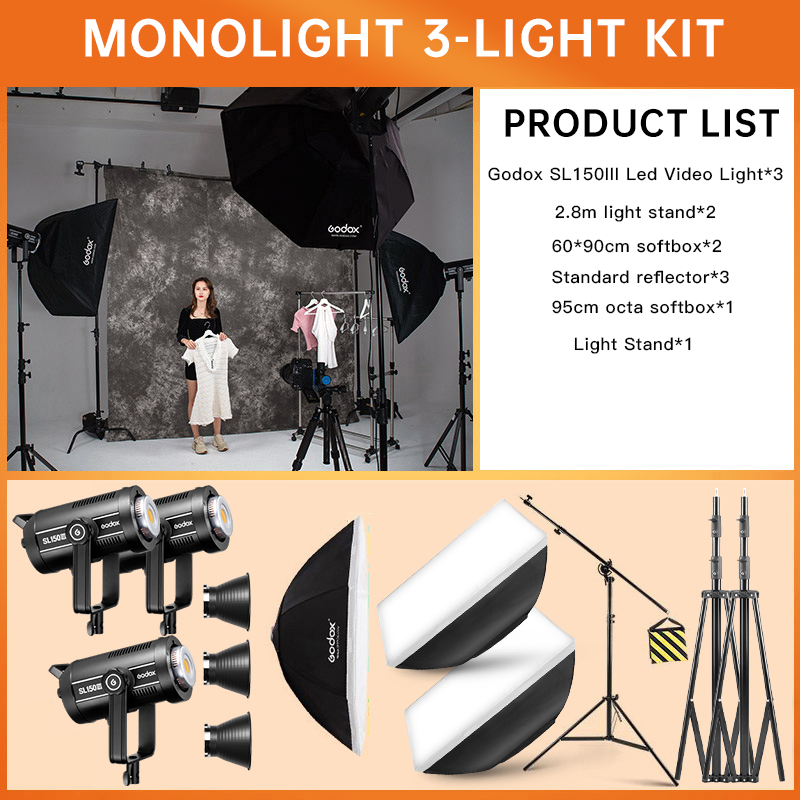 MSGODOX SL150W Kit de iluminac - Photography Using Lighting reseña y precio
