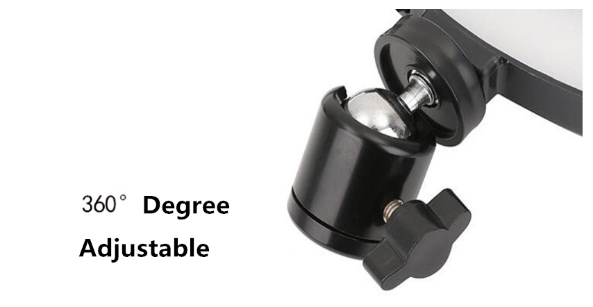 Anillo de luz LED para selfies - Photography Lighting Background reseña y precio