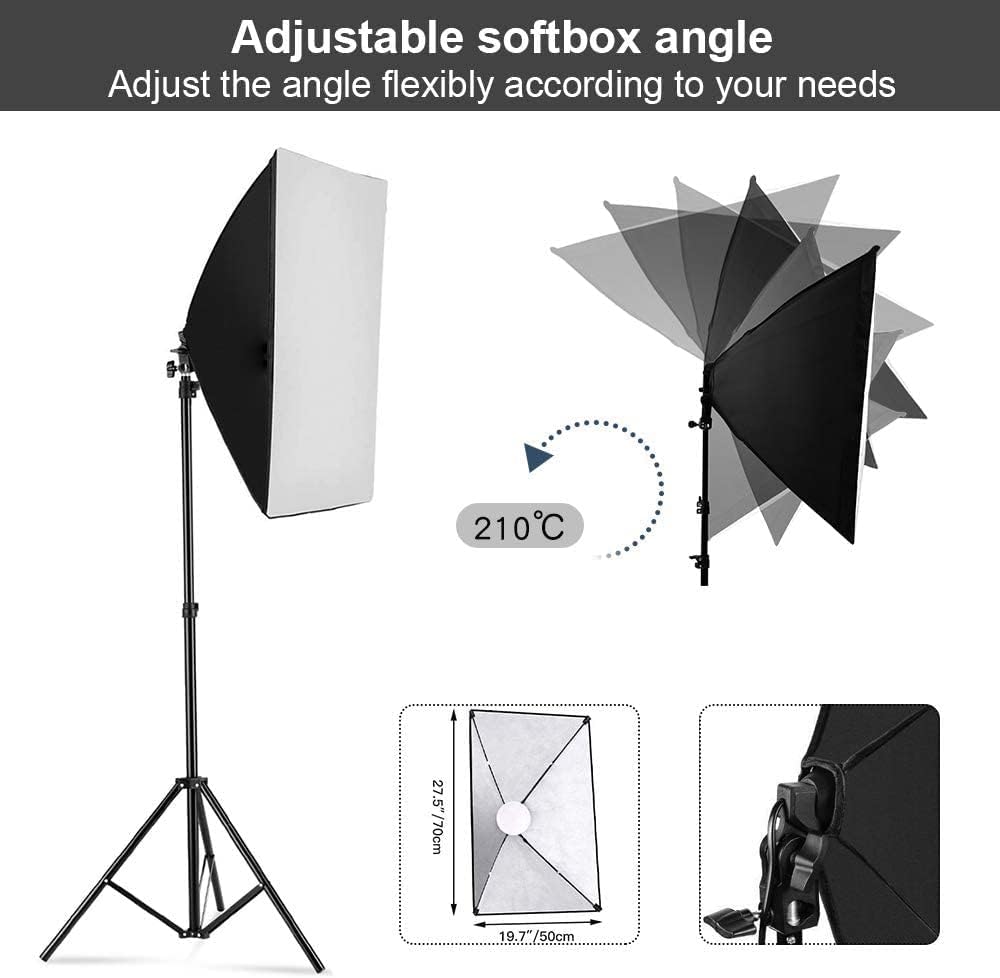 Kit de iluminación con caja de - Photography Lighting Kits reseña y precio