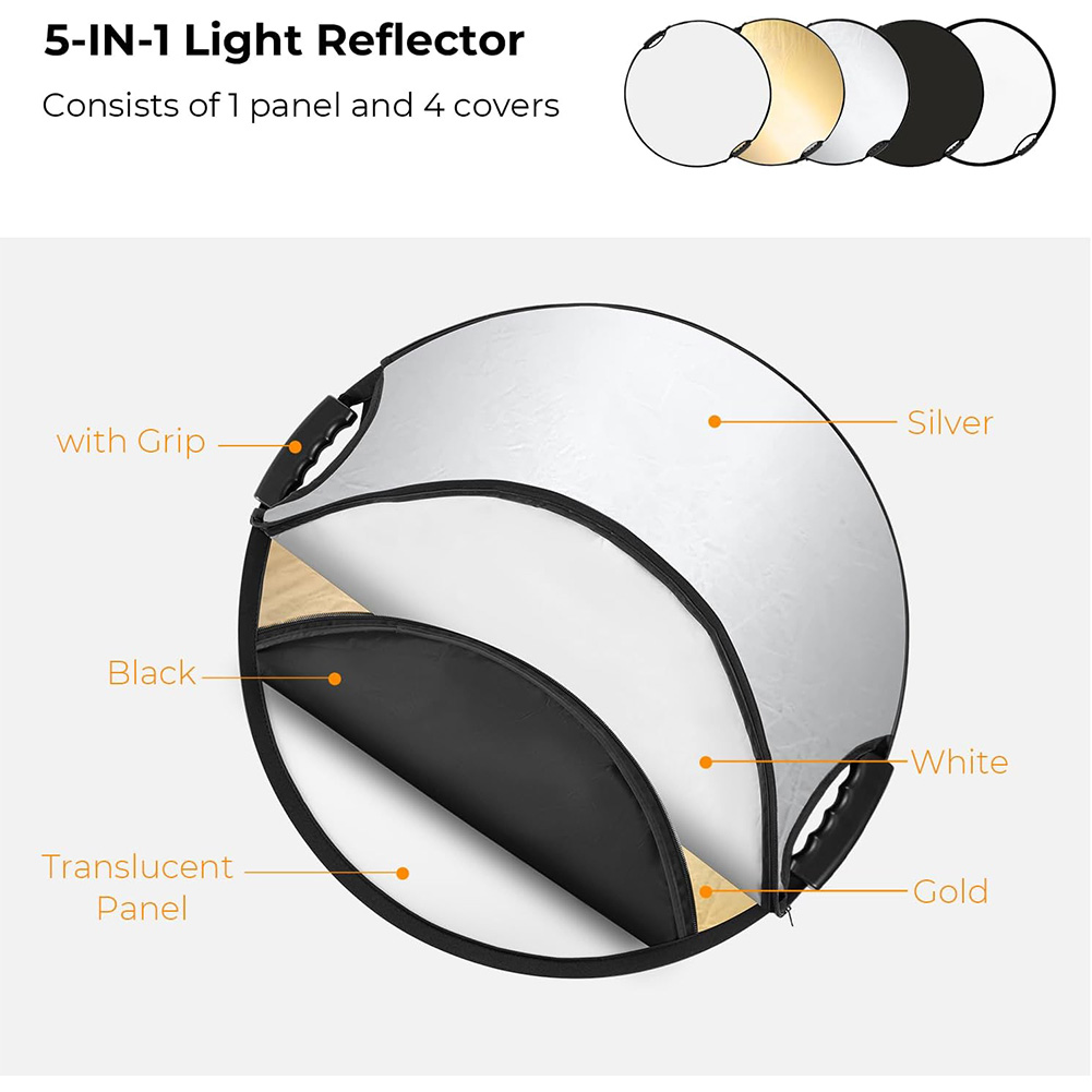 Reflector de Fotografía Plegab - Photography Lighting Meter reseña y precio