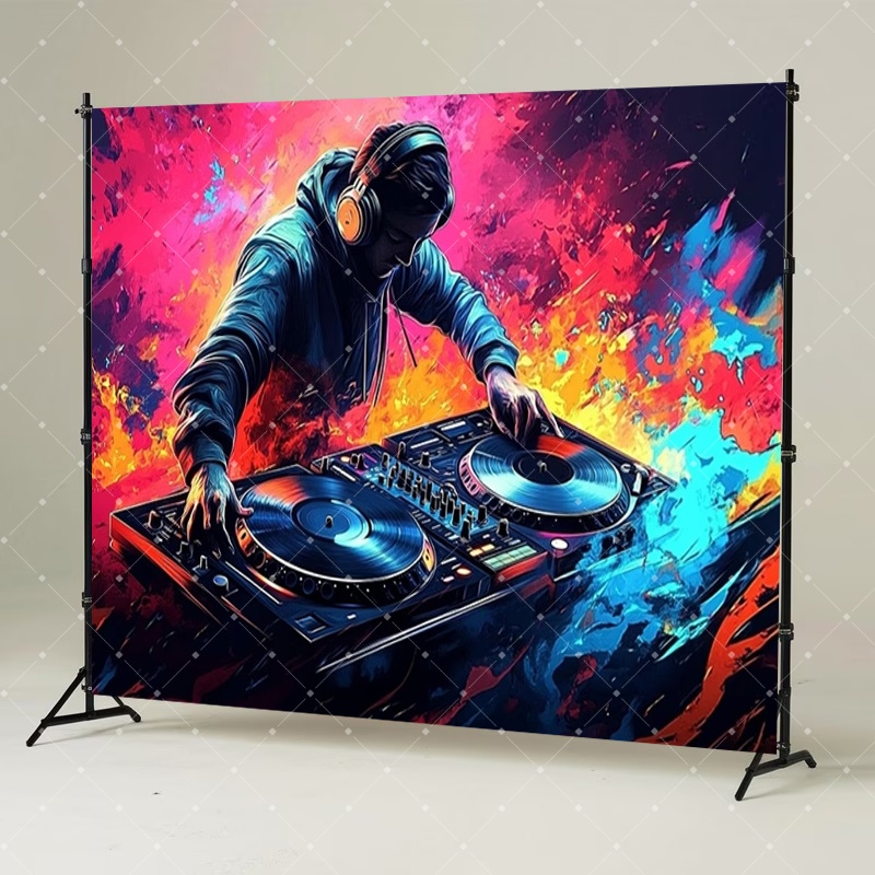 Decoración para Fiesta de DJ d - Photography Lighting Background reseña y precio