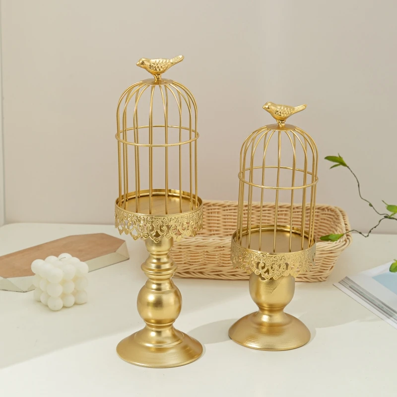 Portavelas de jaula de pájaros - Vintage Photography Lighting reseña y precio
