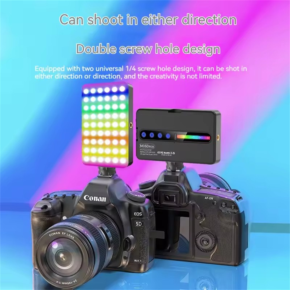 Luz LED RGB para cámara, Kit d - Video Light Panel Led reseña y precio