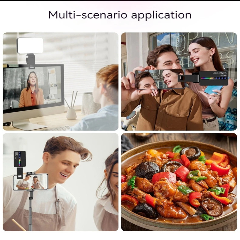 Luz LED RGB para cámara, Kit d - Video Light Panel Led reseña y precio