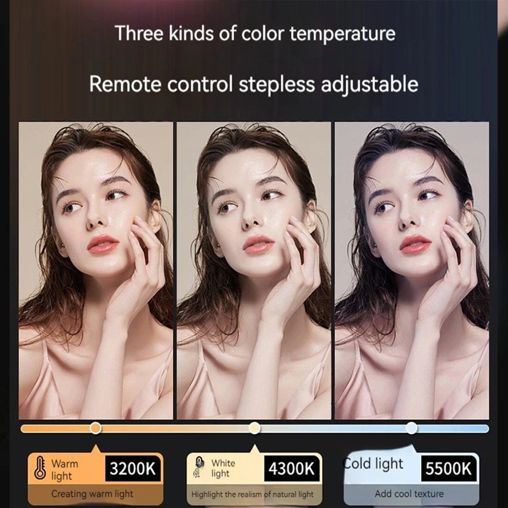 Luz LED RGB para cámara, Kit d - Video Light Panel Led reseña y precio