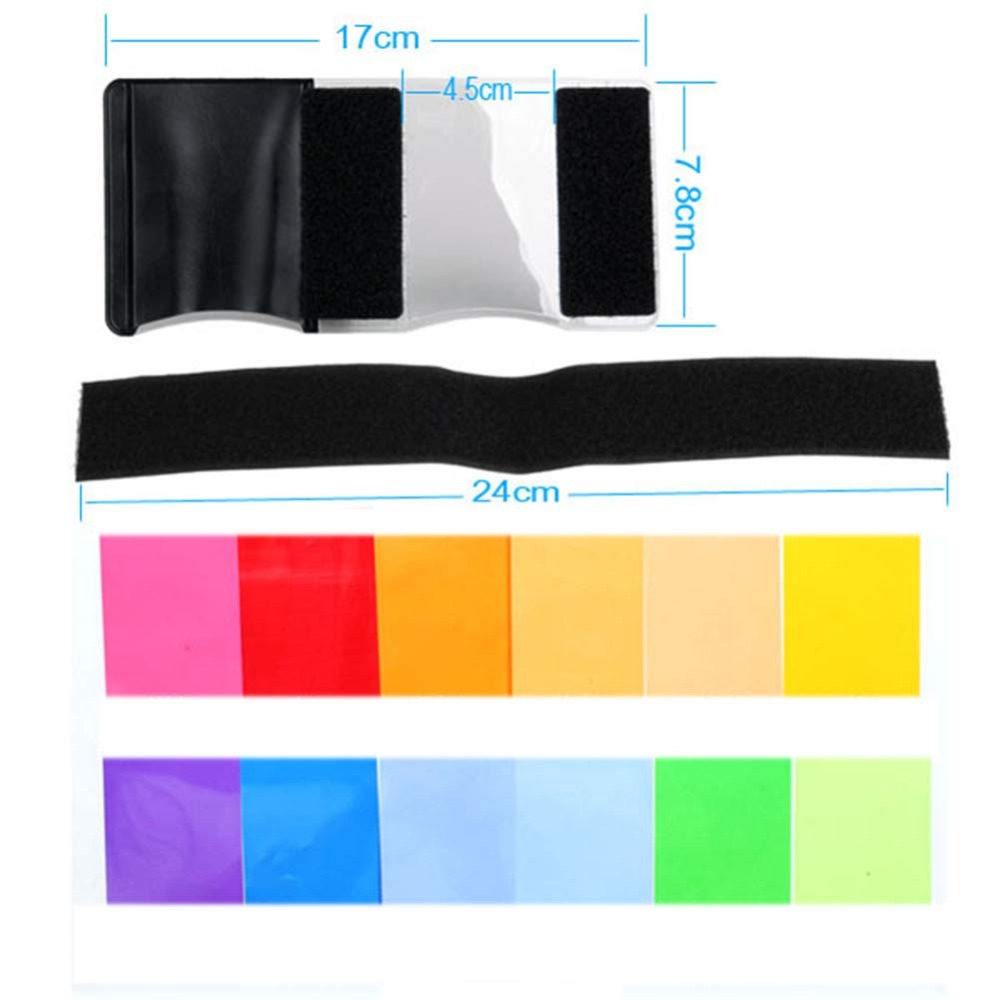 Kit de 12 Filtros de Gel para  - Photography Lighting Kits reseña y precio