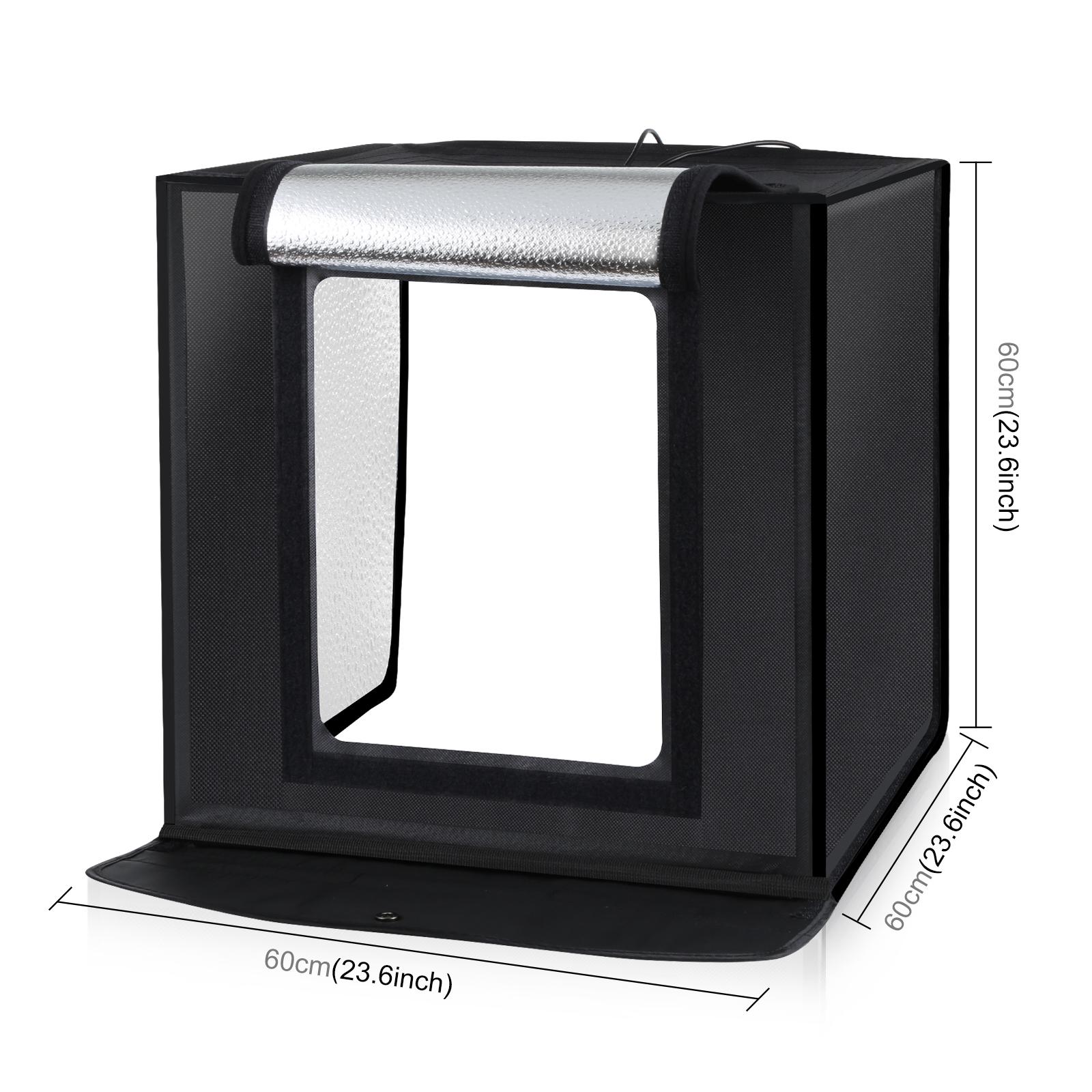 PULUZ 60cm caja de luz de estu - Photography Lighting Background reseña y precio