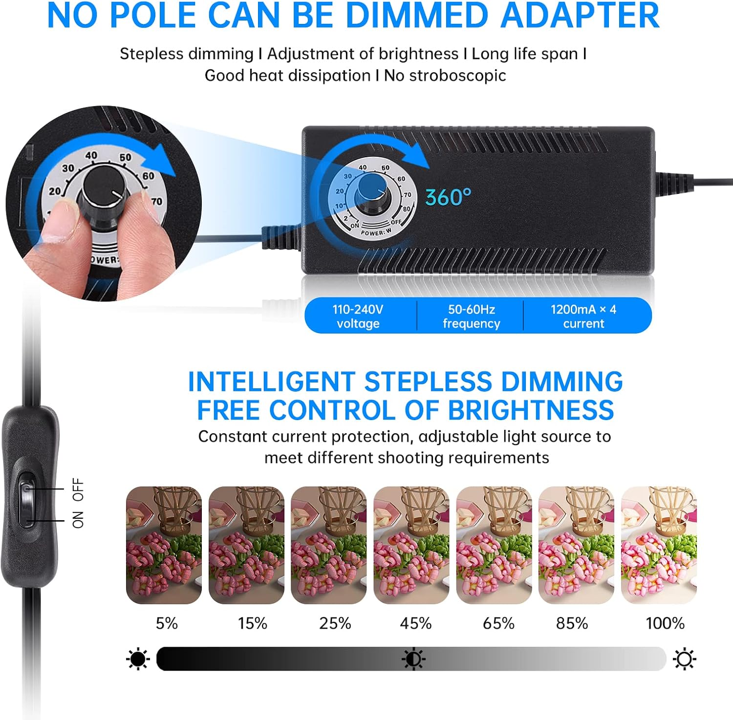 Carpa de Luz LED Regulable par - Photography Lighting Kits reseña y precio