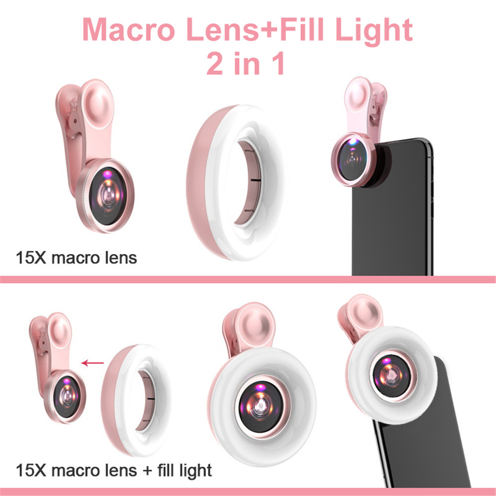 Lente móvil 15X lente Macro te - Photography Lighting Wand reseña y precio