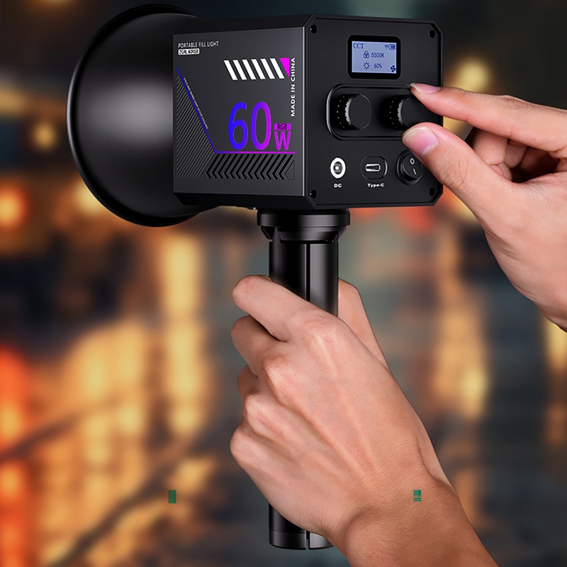 Luz de Video RGB de 60W, Luz L - Photography Lighting Meter reseña y precio