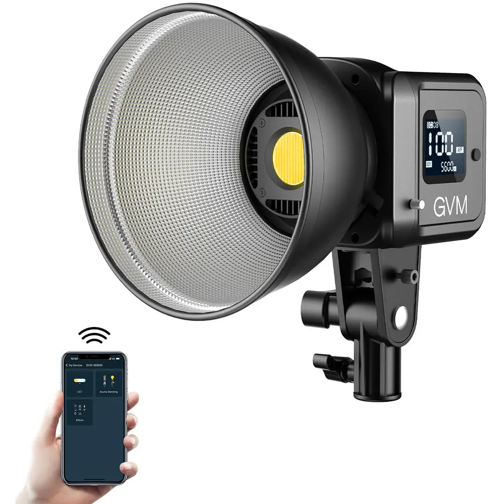 Luz de Video LED Bicolor GVM S - Photography Using Lighting reseña y precio