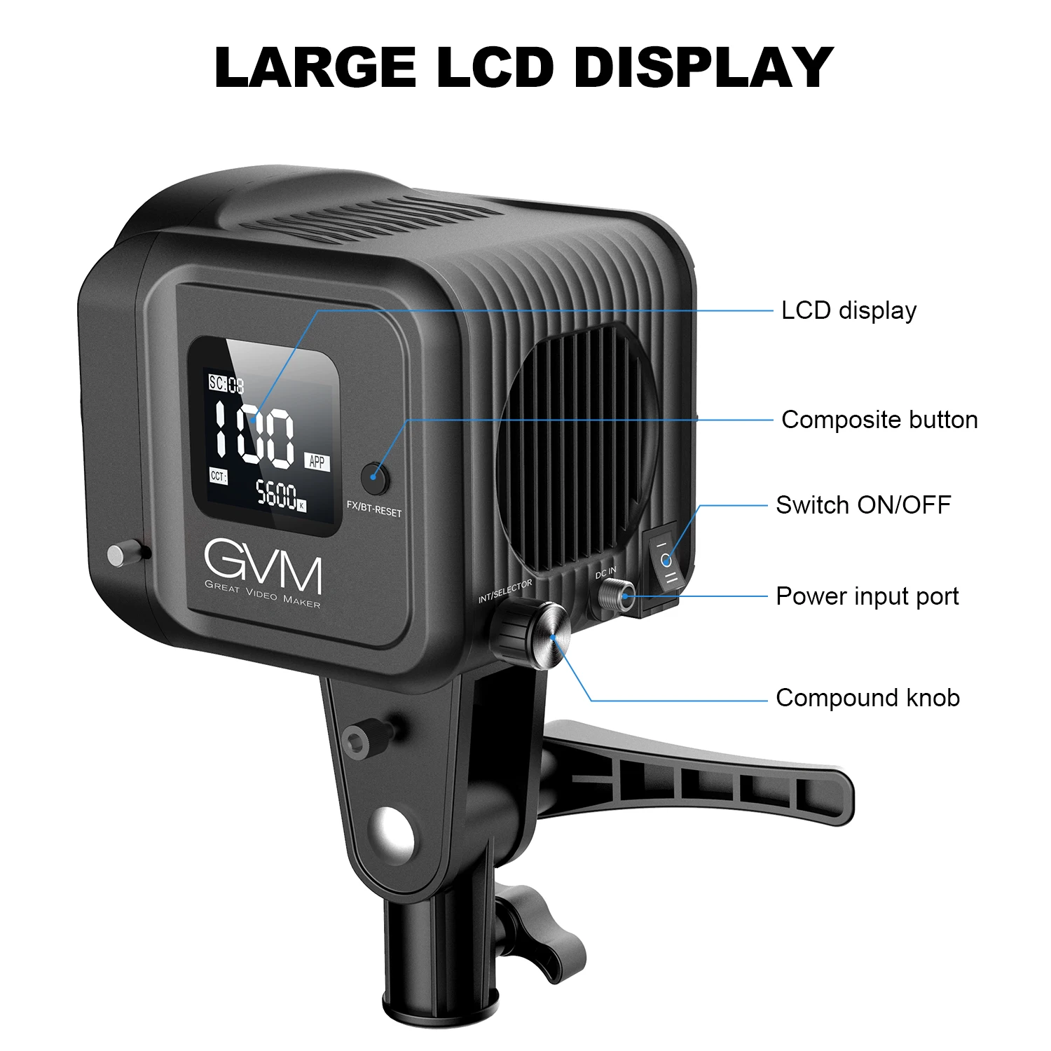 Luz de Video LED Bicolor GVM S - Photography Using Lighting reseña y precio