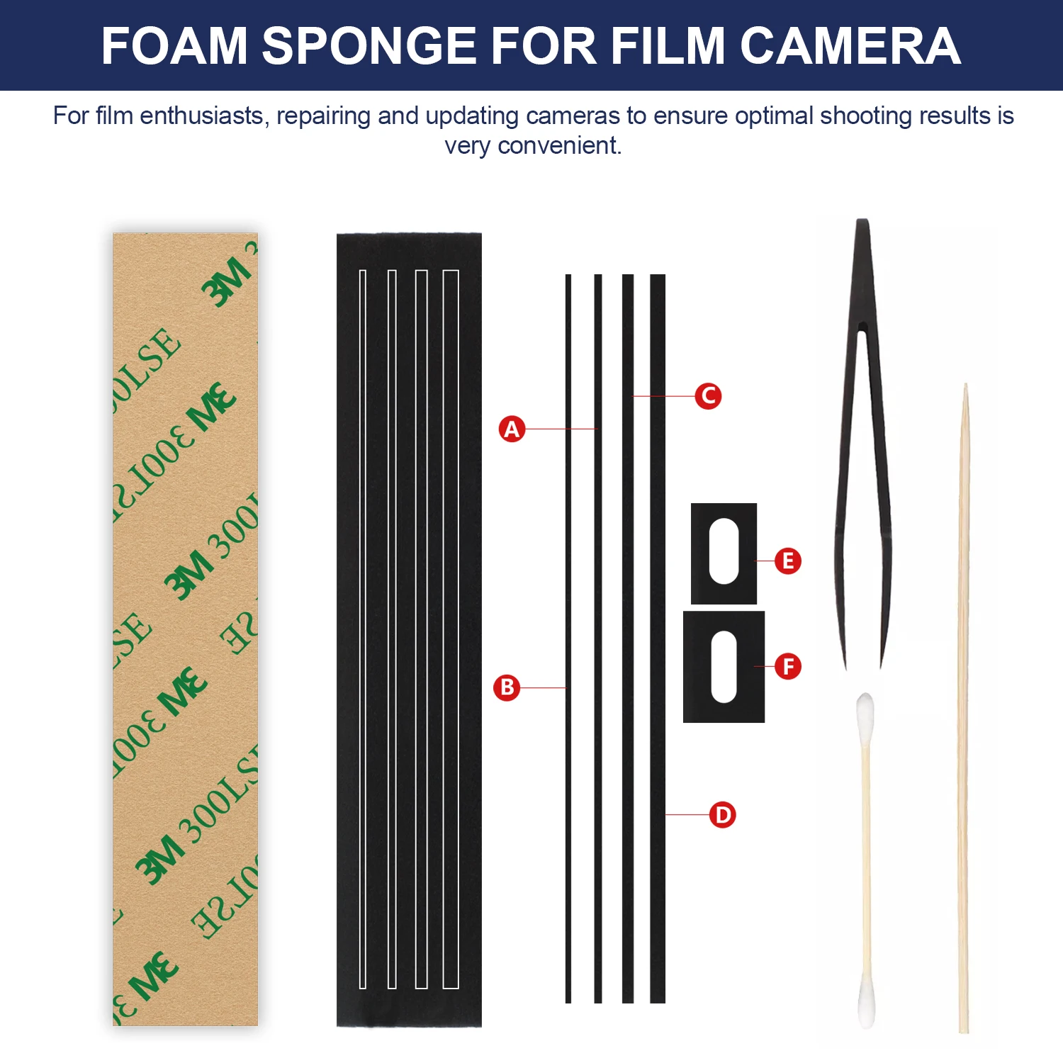Junta de espuma de sellado de  - Vintage Photography Lighting reseña y precio